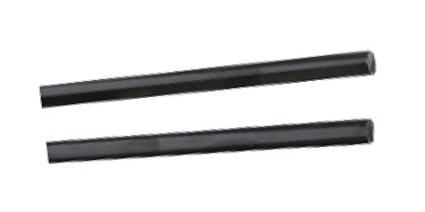 A pair of pinion shafts for Knape & Vogt pocket door slides