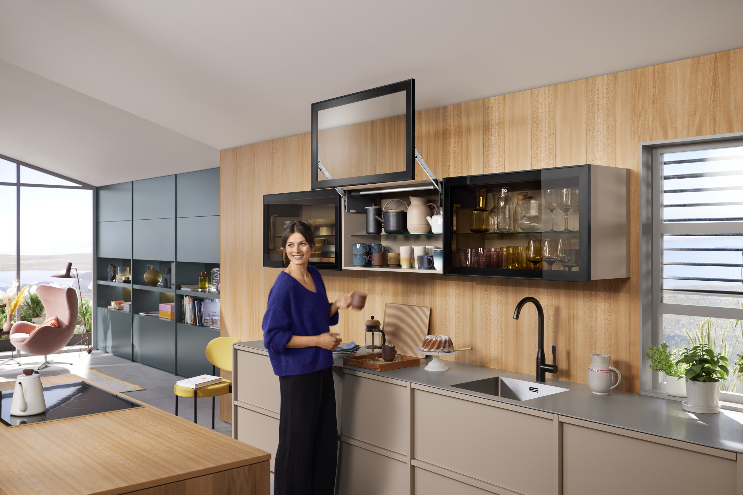 Aventos HL top in the kitchen